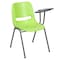 Flash Furniture Green Ergonomic Shell Chair with Left Handed Flip-Up Tablet Arm RUT-EO1-GN-LTAB-GG - alternate 8
